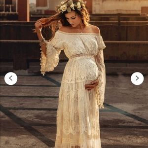Boho Maternity Dress